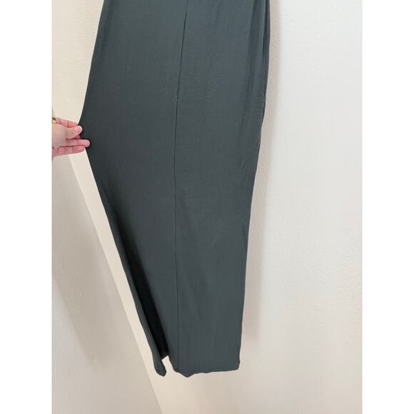 SKIMS Soft Lounge Halter Long Tank Dress in Gray/Blue Size XS - Picture 9 of 9